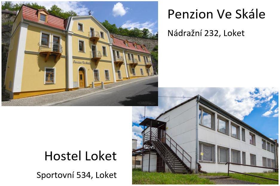 , Penzion Ve Skále Loket, Ubytování Sokolov, Loket