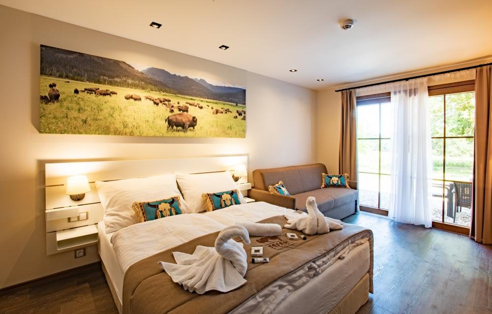 , Residence Safari Resort - Bison Lodge a Teepee Village, Borovany